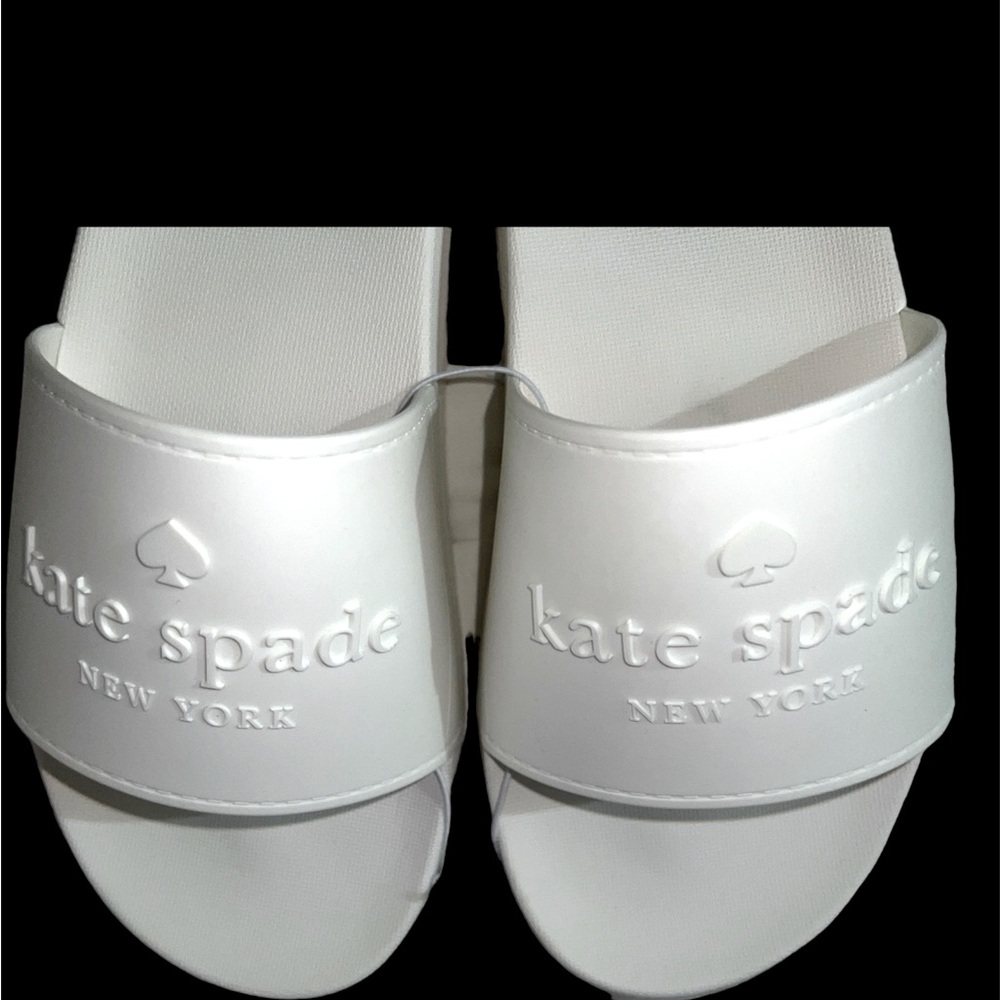Kate Spade Women's Slides brand new, white , size 9